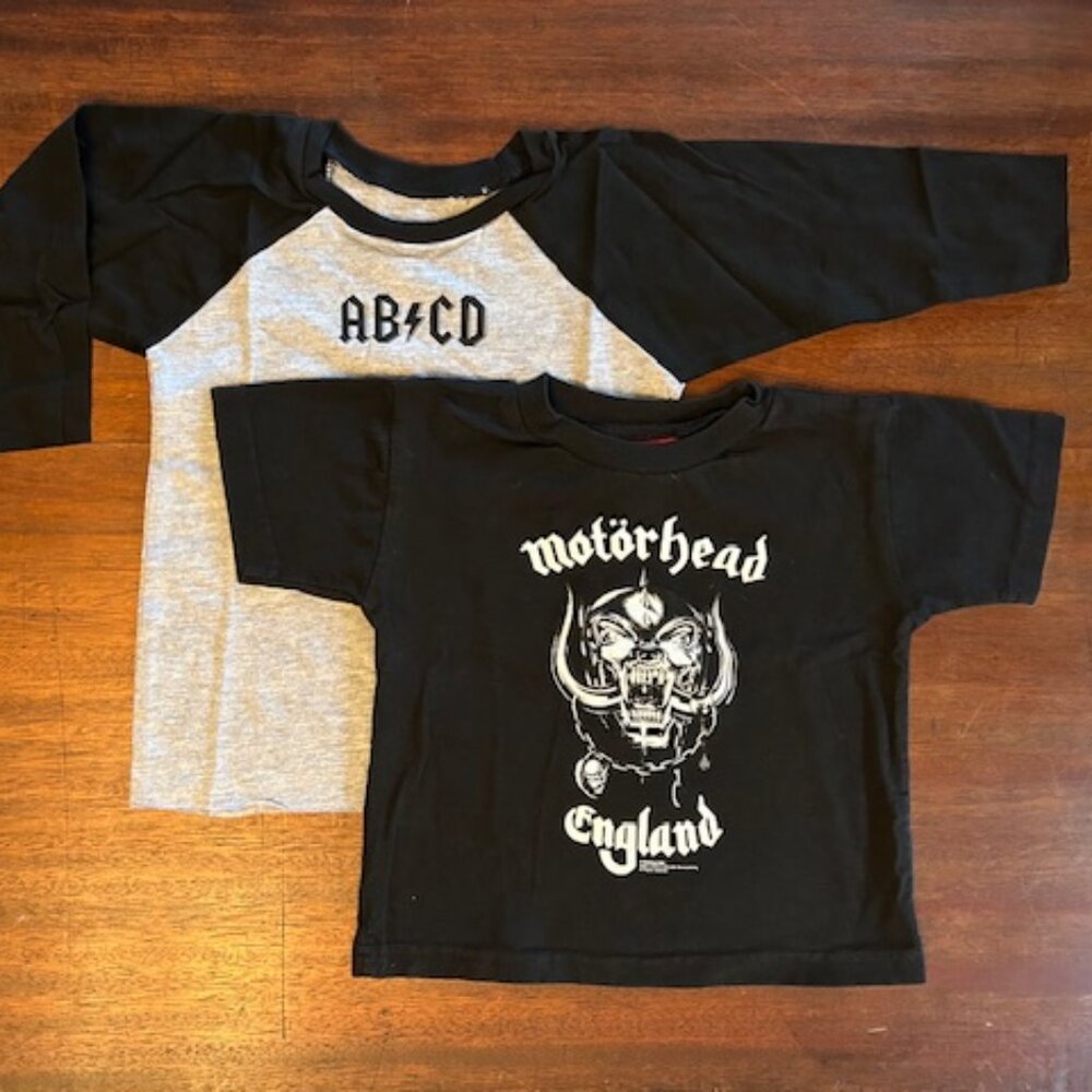 Kids Rock and Roll Tees - 3T Motorhead and More!